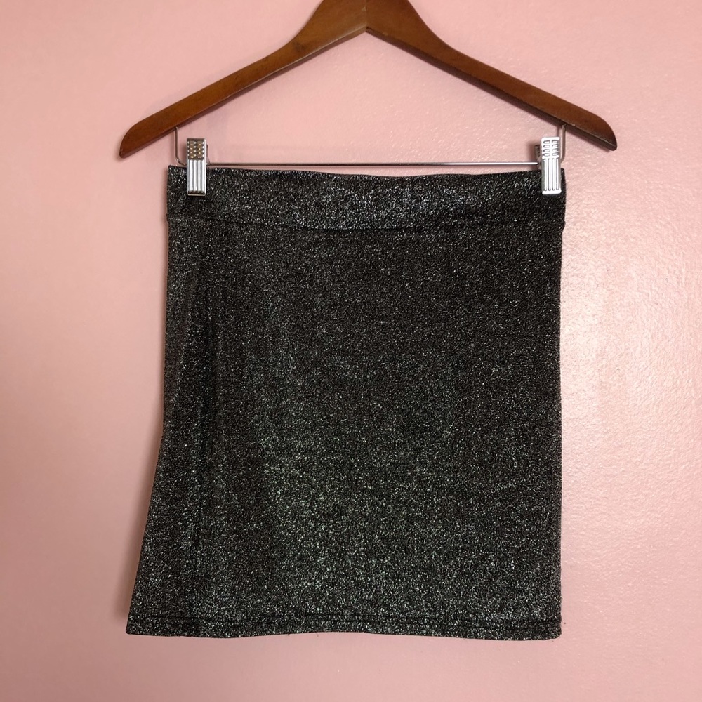 Metallic Sparkly Mini Skirt 3/$15